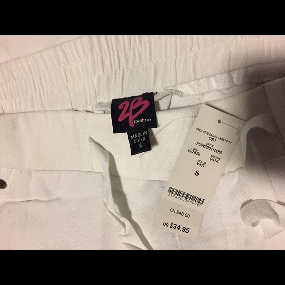 Linen white pants - Picture 4 of 5